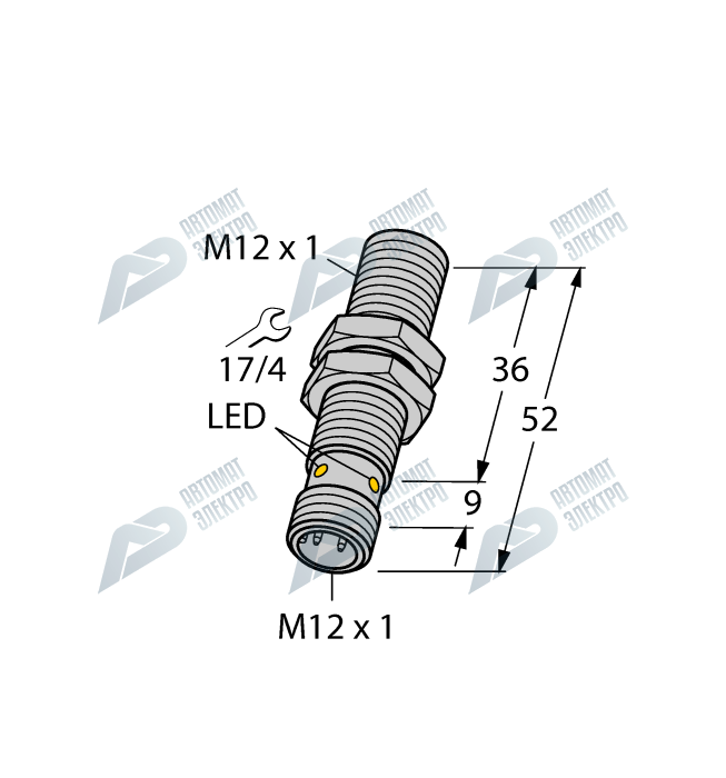 Индуктивный датчик TURCK BI4U-EM12WD-AP6X-H1141